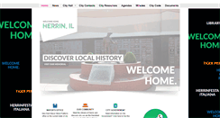 Desktop Screenshot of cityofherrin.com